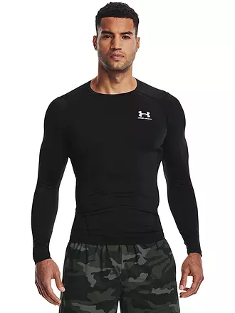 UNDER ARMOUR | Camiseta de fitness para hombre HeatGear® Armour | schwarz